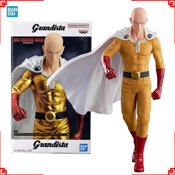 Grandista Punch Saitama Metallic PVC – Figura de Colección Bandai