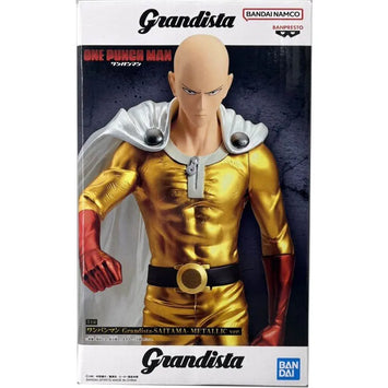 Grandista Punch Saitama Metallic PVC – Figura de Colección Bandai