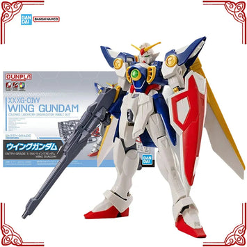 In Stock Genuine Bandai Gundam Model Kit EG 1/144 XXXG-01W Wing Gundam