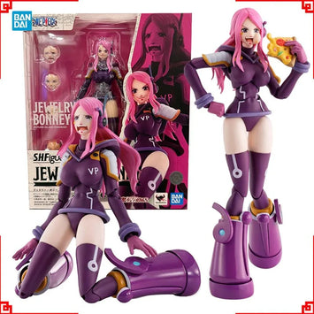 Bandai One Piece Anime Figure SHFJewelry Bonney Future Island Egghead