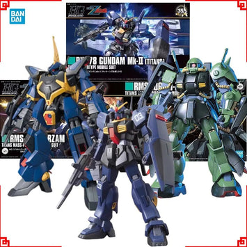 Bandai Gundam Model Kit HGUC MK 2 Titans HI Zack Barzam Action Figure