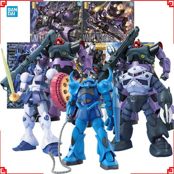 Bandai Gundam Model Kit MG Gouf 2.0 Dom 1.5 Rick Dom Gyan ZGok Action