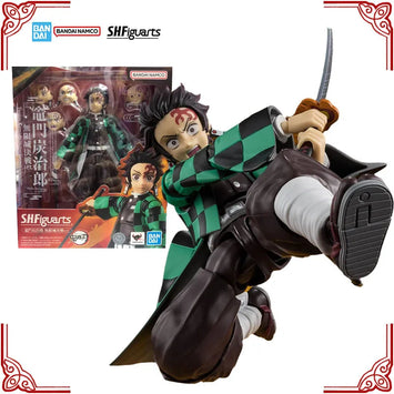 Genuine Bandai Model Kit SHF Tanjiro Kamado The Final Battle in The In