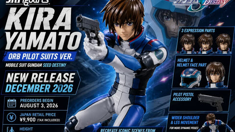 S.H.Figuarts Kira Yamato ORB Pilot Suits Ver.: Precio, fecha de lanzamiento y accesorios