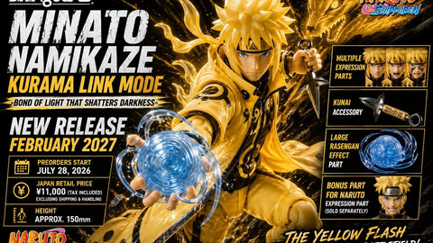 S.H.Figuarts Minato Namikaze Modo Sabio de Kurama: Precio, fecha de lanzamiento y accesorios