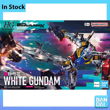 Bandai HG GQuuuuuuX 1/144 RX-78-02 White Gundam Model Kit - product image 1