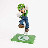 Bandai Super Mario Bros Anime Figure SHF Luigi Action Figures High Pos