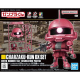 Bandai Gundam Model Kit 1/1 Gunpla-Kun DX Set Zakupla-Kun Char Zaku-Ku