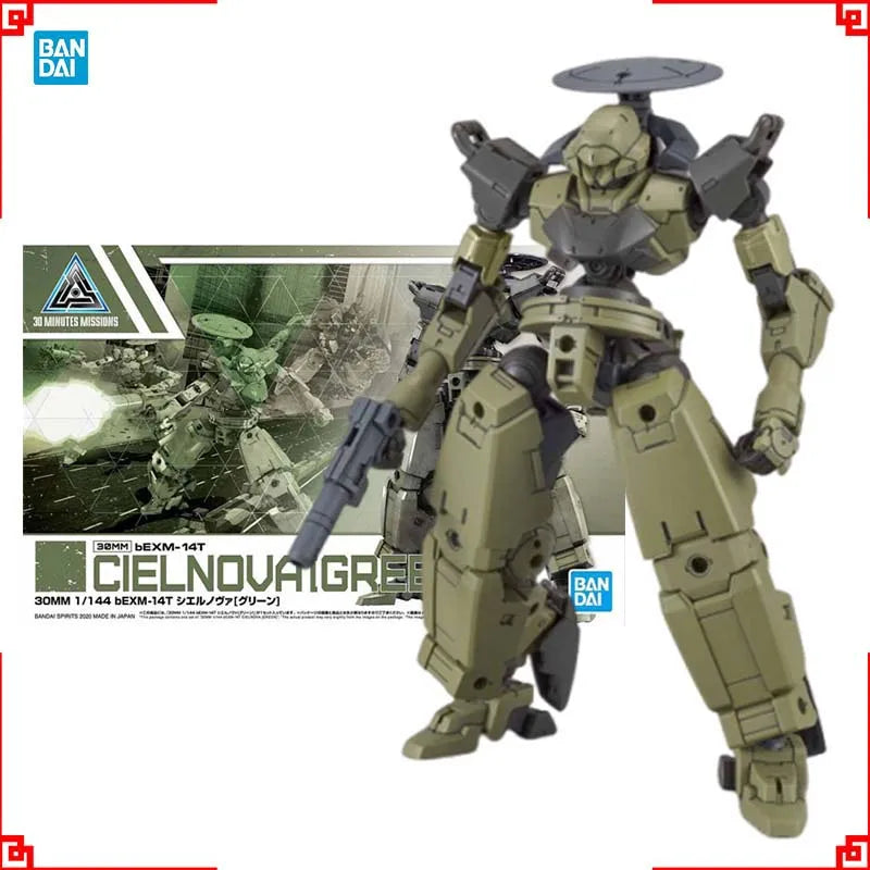 Bandai 30MM bEXM-14T Cielnova Green 1/144 Model Kit product image 1