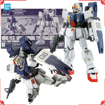 Bandai Gundam Model Kit HG RX-78G Ground Parachute Pack Action Figure 
