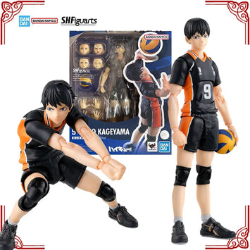 In Stock Genuine Bandai Haikyuu Model Kit SHF Tobio Kageyama Karasuno 