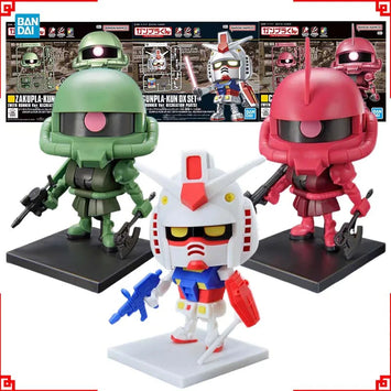 Bandai Gundam Model Kit 1/1 Gunpla-Kun DX Set Zakupla-Kun Char Zaku-Ku