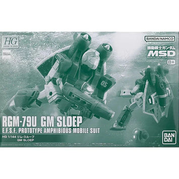 Bandai Gundam Model Kit HG GTO GM Sloep MSD Action Figure Gunpla Build