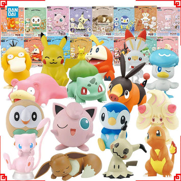Bandai Pokemon Model Kit Plamo Psyduck Fuecoco Quaxly Pikachu Slowpoke