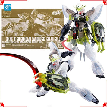 Bandai Gundam Model Kit HG Sandrock Clear Color Anime Figure Gunpla Bu