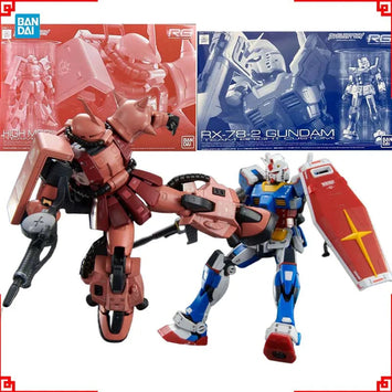 Bandai Gundam Model Kit RG PB RX-78-2 Zaku 2 Team Monstre Team Action 