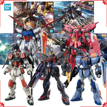 Bandai Gundam Model Kit MG Seed Aile Strike Aegis Blitz Duel Buster Ac