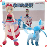 Bandai Figure Pokemon Anime Figures Candy Toys Scale World Kai Glacia 