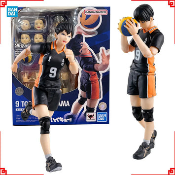 Bandai Haikyuu Action Figure SHF Tobio Kageyama Karasuno High Poseabil