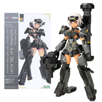Kotobukiya Frame Arms Girl Model Kit Gourai-kai Black Anti-Tank Anime 