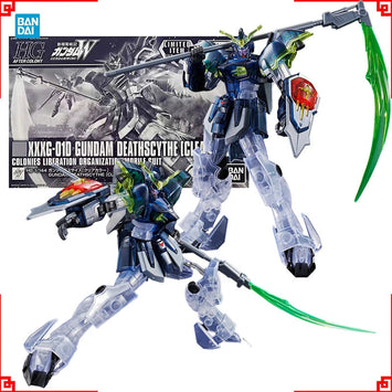 Bandai Gundam Model Kit HG Deathscythe Clear Color Anime Figure Gunpla