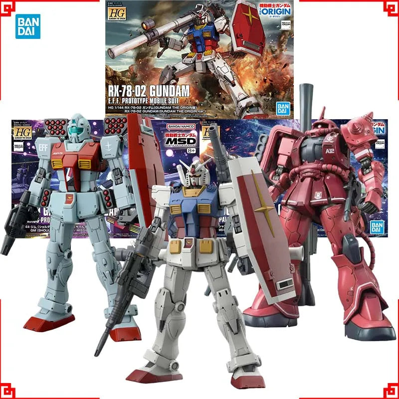 Bandai Gundam Model Kit HG GM Shoulder Cannon RX-78-2 Origin Zaku 2 Re