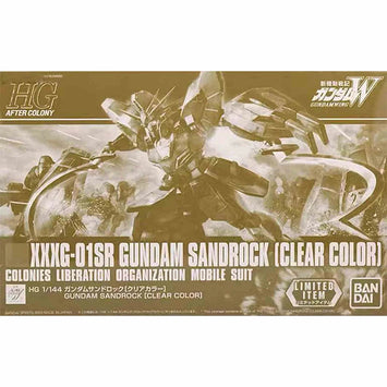 Bandai Gundam Model Kit HG Sandrock Clear Color Anime Figure Gunpla Bu