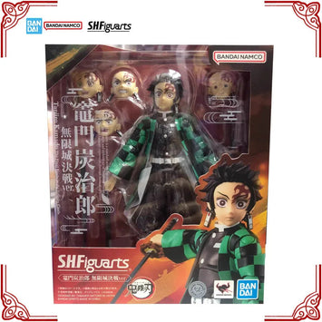 Genuine Bandai Model Kit SHF Tanjiro Kamado The Final Battle in The In