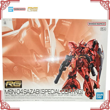 In Stock Genuine Bandai Gundam PB Model Kit RG 1/144 MS-04 Sazabi Spec
