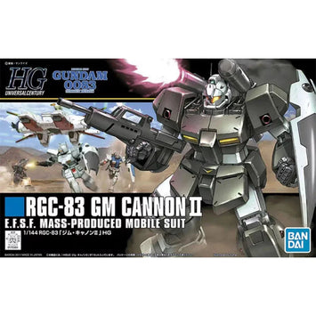 Bandai Gundam Model Kit HG GM Cannon 2 Anime Figure Gunpla Building Ki