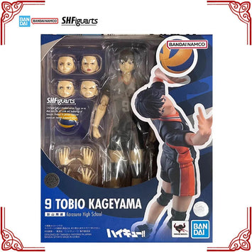 In Stock Genuine Bandai Haikyuu Model Kit SHF Tobio Kageyama Karasuno 