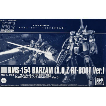 Bandai Gundam Model Kit HGUC Barzam AOZ RE Boot Anime Figure Gunpla Bu