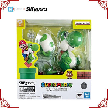 In Stock Genuine Bandai Super Mario Model Kit S.H.Figuarts Yoshi Anime
