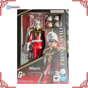 In Stock Genuine Bandai Mobile Suit Gundam Model Kit SHF Char Aznable 