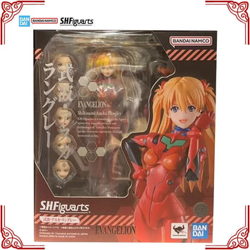 In Stock Genuine Bandai Evangelion Model Kit SHF Shikinami Asuka Langl