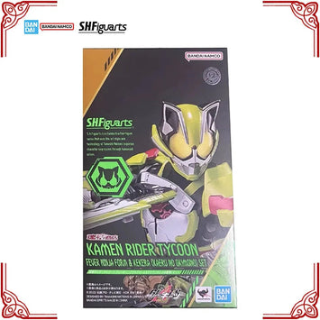 Genuine Bandai Kamen Rider Model Kit SHF Tycoon Fever Ninja & Kekera K