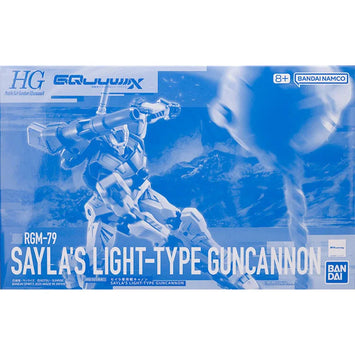 Bandai Gundam Model Kit HG Sayla Light Guncannon Action Figure Gunpla 