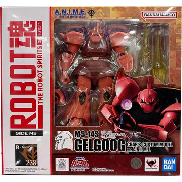 Bandai Gundam Model Kit Roboto Spirits Gelgoog Char Custom Anime Figur