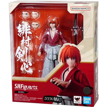 Bandai Rurouni Kenshin Anime Figure SHF Himura Kenshin Saito Hajime Sh