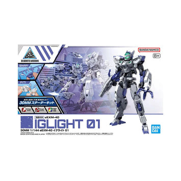 Bandai 30MM eEXM-40 Iglight 01 1/144 Model Kit product image 1